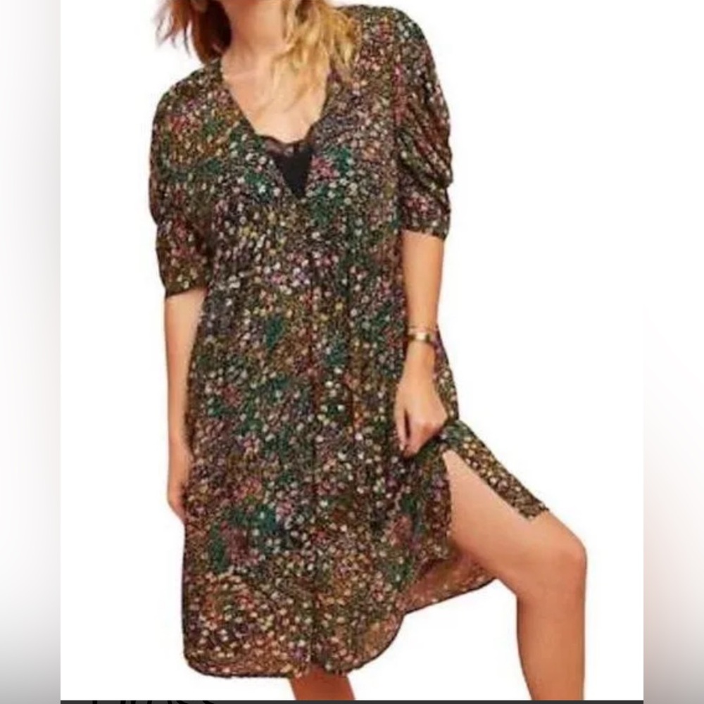 Anthropologie Akemi + Kim Floral Dress size xl